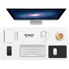 Kuber Industries Desk Sheet | PVC Waterproof Table Sheet | Desk Protector Mat | Office Desk Mat | Versatile Table Mat for Office | Kitchen Slabs | White