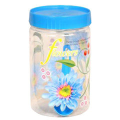 Kuber Industries 9 Piece Plastic Container Set, 500ml, Blue