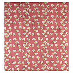 Kuber Industries Fitted Double Bedsheet|Elastic 130 GSM Polycotton King Printed Double Bedsheet with 2 Pillow Covers, 90x37 Inch (Rust)