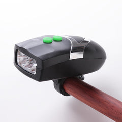 Kuber Industries Cycling Safety Lights|Bicycle Light Battery Powered|Fits On Any Road Bikes (Black)