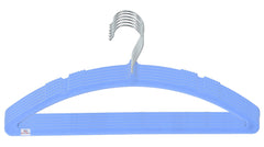 Heart Home 12 Pieces Plastic Baby Hanger (Blue)-HS43HEARTH25704