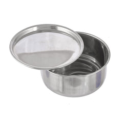 Kuber Industries Designer Insulated Stainless Steel Lunch Box with 4 Container (Grey)-HS42KUBMART25115, 1