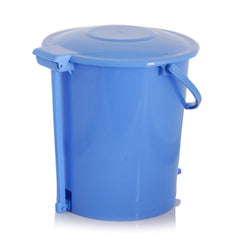 Kuber Industries 2 Pieces Plastic Dustbin Garbage Bin with Handle, 10 Liters (Blue) - CTKTC034633