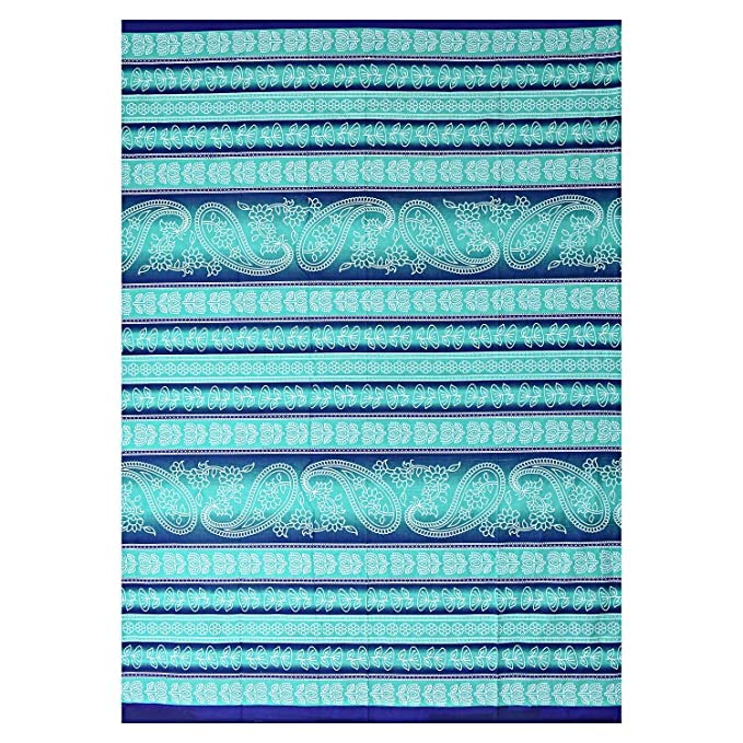 Kuber Industries 100% Cotton 144 TC Single Bed Sheet with 1 Pillow Covers (Light Green)-CTKTC29639