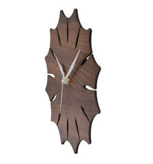 Heart Home Designer 10" Wooden Wall Clock for Home/Kitchen/Office (Brown), Standard, (49HH0486)