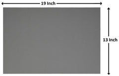 Kuber Industries 6 Pieces PVC Refrigerator/Fridge Multipurpose Drawer Mat Set (Black)-KUBMART2837