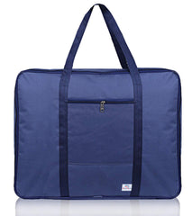 Heart Home Large Moisture Proof Wardrobe Organizer Storage Bag For Clothes With Zipper Closure and Handle- Pack of 2 (Royal Blue)-HS43HEARTH26687