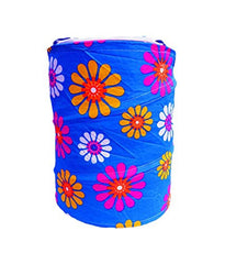 Kuber Industries Big Round Cloth Foldable Laundry Basket Bag, Volume:-40L,Multi Color
