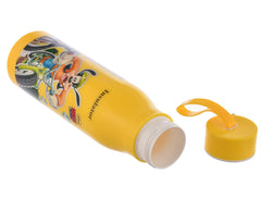 Heart Home Mickey Mouse & Friends Printed Insulated Water Bottle-600Ml (Yellow)