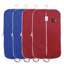 Kuber Industries 4 Pieces Foldable Non Woven Men's Coat Blazer Suit Cover (Maroon & Royal Blue) -CTKTC41726