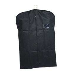 Kuber Industries 3 Piece Non Woven Blazer Cover Hanging, Black (KU8975)