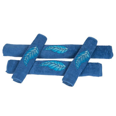Kuber Industries Cotton 8 Piece Bathrobe Set - Blue,Free Size,KeshavKub3894