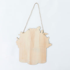 Kuber industries Door Decor Panel|Wall Hanging Wooden Frame Board|Decorative Items for Living Room, Bedroom, Entrance (Multi)