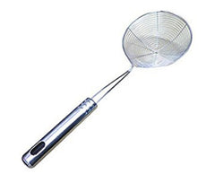 Kuber Industries Code-STJ22 Stainless Steel Puri Strainer Set, Set of 3, Silver