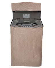 Heart Home Top Load PVC Washing Machine Cover (Brown)-HS43HEARTH26746