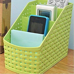 Heart Home 1 Piece Plastic Multipurpose Storage Basket for Bathroom, Kitchen, Office (Multi) - (CTHH010682)