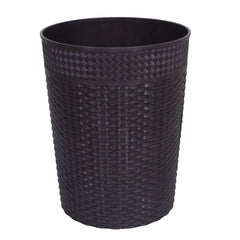 Kuber Industries Dustbin|Plastic Dustbin|Dustbins for Kitchen|Dustbin For Bedroom,Hall|Dustbin For office|10 Litre Dustbin (Brown)