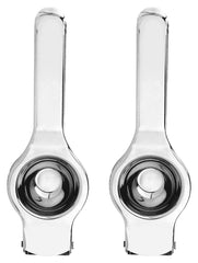 Kuber Industries 2 in 1 Manual Stainless Steel Lemon Squeezer/Juice Extractor with Bottle Opener- Pack of 2 (Silver)