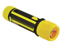 Kuber Industries 2 Piece Hi Power Dual Mode LED Rechargeable Mini Portable Packet Torch Light Flashlight (Yellow)-CTKTC22968