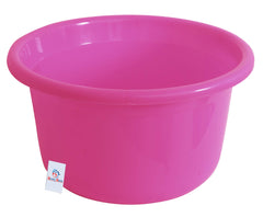 Heart Home Unbreakable Plastic Multipurpose Bath Tub/Washing Tub 25 LTR (Pink)-HEART10605