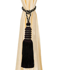 Kuber Industries Polyester 12 Pieces Curtain Tie Back Tassel Set (Brown) -CTKTC12877