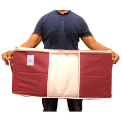 Kuber Industries 3 Piece Non Woven Underbed Storage Organiser Set, Extra Large, Maroon (CTS039)
