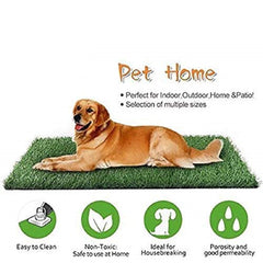 Kuber Industries 35mm High Density Artificial Grass Carpet Mat for Balcony, Lawn, Door(4 X 5 Feet) - CTKTC22461