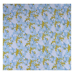 Homestic Micro 130 GSM Double Bedsheet with 2 Pillow Cover (Blue & Yellow)