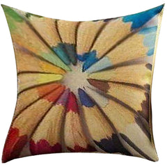 Kuber Industries Cushion Cover|Ractangle Cushion Covers|Sofa Cushion Covers|Cushion Covers 16 inch x 16 inch|Cushion Cover Set of 5 (Multi)