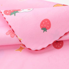 Kuber Industries Baby Waterproof matBed Protecter "50 x 70" CM (Pink)