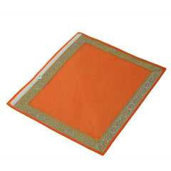 Kuber Industries Designer 6 Piece Non Woven Single Packing Saree Cover Set, Orange