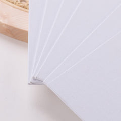 Kuber Industries Blank Cotton Canvas Boards for Painting|Canvas Sheets for Acrylic Painting|Art Panels for Oil & Watercolor Paint|"30x30" CM Pack of 6 (White)