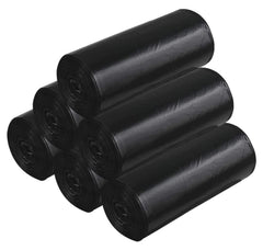 Kuber Industries Small 180 Garbage Bags/Dustbin Bags, 17x19 Inches (Black)-HS41KUBMART24011