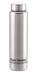 Heart Home Stainless Steel Fridge Water Bottle/Refrigerator Bottle/Thunder, 1000 ML (Silver)