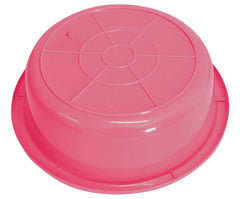 Heart Home Multiuses Plastic Knead Dough Basket/Basin Bowl For Home & Kitchen 6 Ltr (Pink) 52HH3820