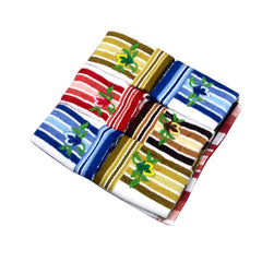 Kuber Industries 6 Piece 144 GSM Cotton Face Towel Set - Multicolour (HEHEHEV102)
