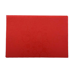 Kuber Industries Circle Design 6 Piece PVC Refrigerator Drawer Mat Set - Red - CTKTC22362, Standard (CTKTC022362)