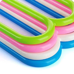 Kuber Industries 2 Piece Plastic Multi-Purpose Hangers for Wardrobe (CTKTC01652)