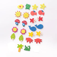 Kuber Industries Cute Fish Shape Fridge Magnets|Home Décor|Best Souvenir Gift|Pack of 24 (Multi)