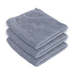 Kuber Industries Microber Cleaning Cloth (40cmX60cm) 400 GSM - Super Absorbent, Quick-Dry, Lint & Scratch Free | Multipurpose Wash Cloth for Kitchen, Window, Cars, SS Silverware | Grey (Pack of 3)