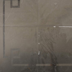 Kuber Industries Golden Lace PVC 6 Seater Dining Table Cover - Transparent