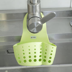 Kuber Industries Kitchen & Bathroom Organizer|Multipurpose Basket Shelf for Kitchen & Bathroom|Premium TPR|Adjustable Snap Fastener|Non-Toxic & Odor-Less|Pack of 2|TM15008|Multicolor