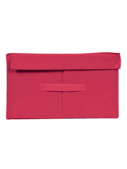 Kuber Industries Disney Minnie Print Non Woven Fabric Foldable Cloth Storage Wardrobe Organiser Box with Lid, Extra Large (Pink)-KUBMART16325