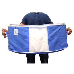 Kuber Industries 6 Piece Non Woven Underbed Storage Organiser Set, Extra Large, Royal Blue (CTSN055)