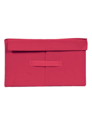 Kuber Industries Disney Minnie Kids Team Mickey Print Non Woven 2 Pieces Fabric Foldable Cloth Storage Wardrobe Organiser Box with Lid, Extra Large (Royal Blue & Pink)-KUBMART16347