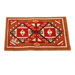 Kuber Industries Floral 4 Piece Microfibre Door Mat Set - 22"x15", Multicolour, Standard (CLOUDTAIL40)