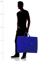 Kuber Industries Parachute Jumbo Attachi Bag Travel Handbag Storage Carrying Bag, Blanket Cover, Duffle, Travel Multi-Purpose Bag CTKTC034648 (Royal Blue)
