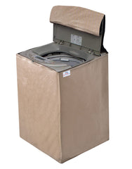 Heart Home Top Load PVC Washing Machine Cover (Brown)-HS43HEARTH26746