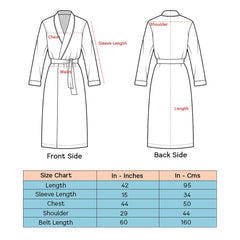 Kuber Industries Women Bathrobe,Micro Terry,Sky Blue,Free Size, Set of 1
