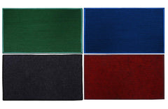 Kuber Industries Door Mats (Blue & Maroon & Grey & Green, Microfiber, Standard)
